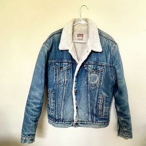 Vintage Levi’s Sherpa Lined Denim Jacket- San Fran Tags USA